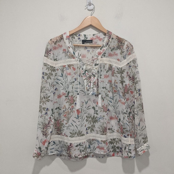 The Kooples Floral Chiffon Blouse - Picture 3 of 12